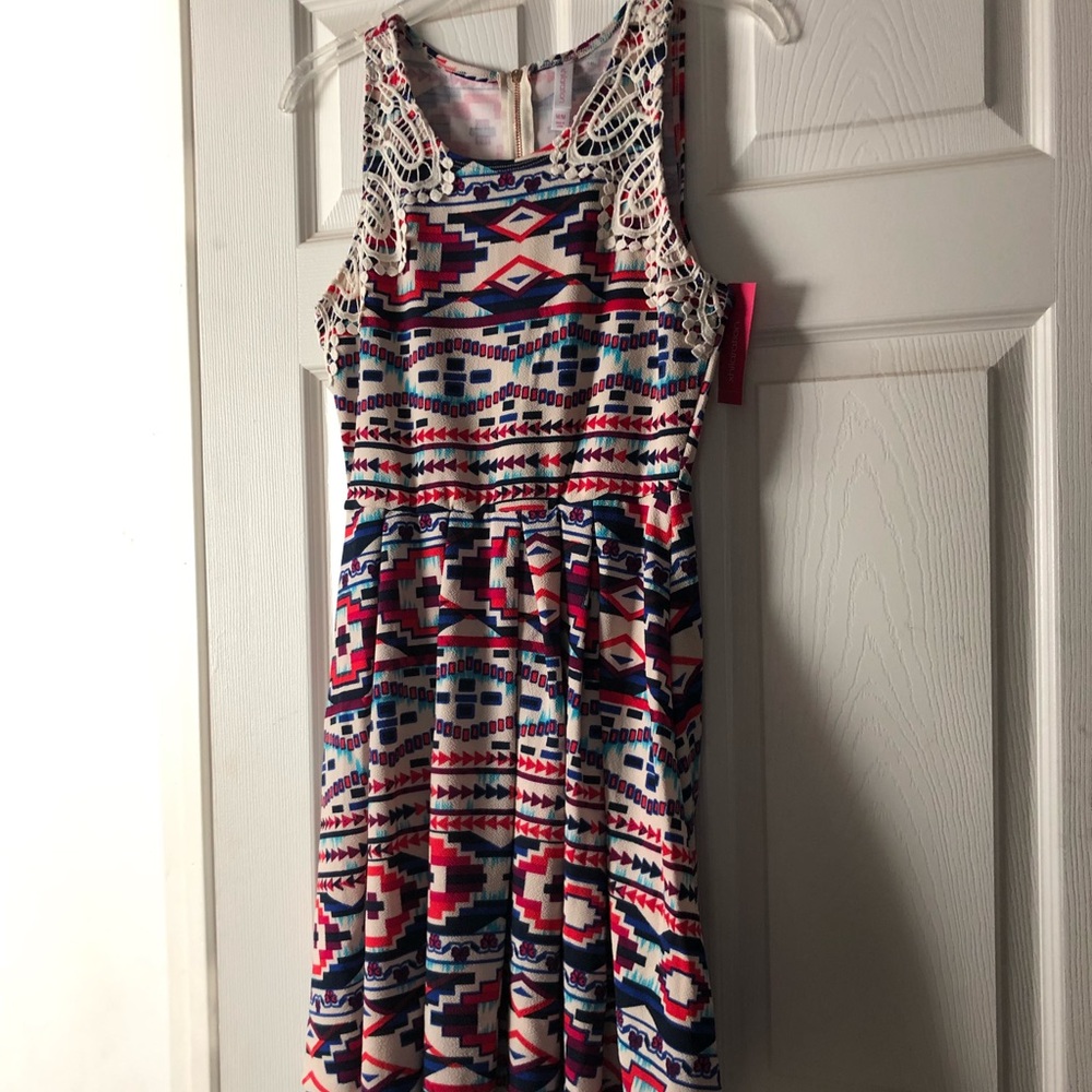 Multicolored a-line Dress